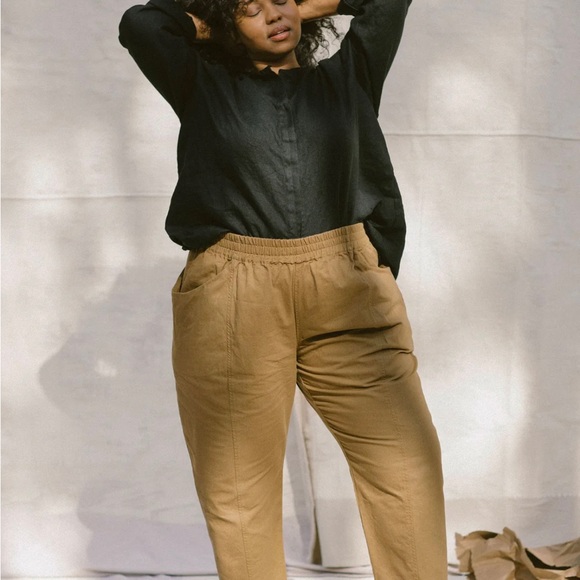 Clyde Work Pant in Upcycled Cotton Canvas - Picture 3 of 8